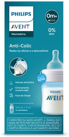 Tetero Avent Anticólico 4 oz (0m+) – Azul