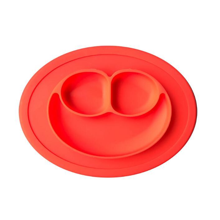 Plato de Silicona "Smile" con Chupa Antivuelco