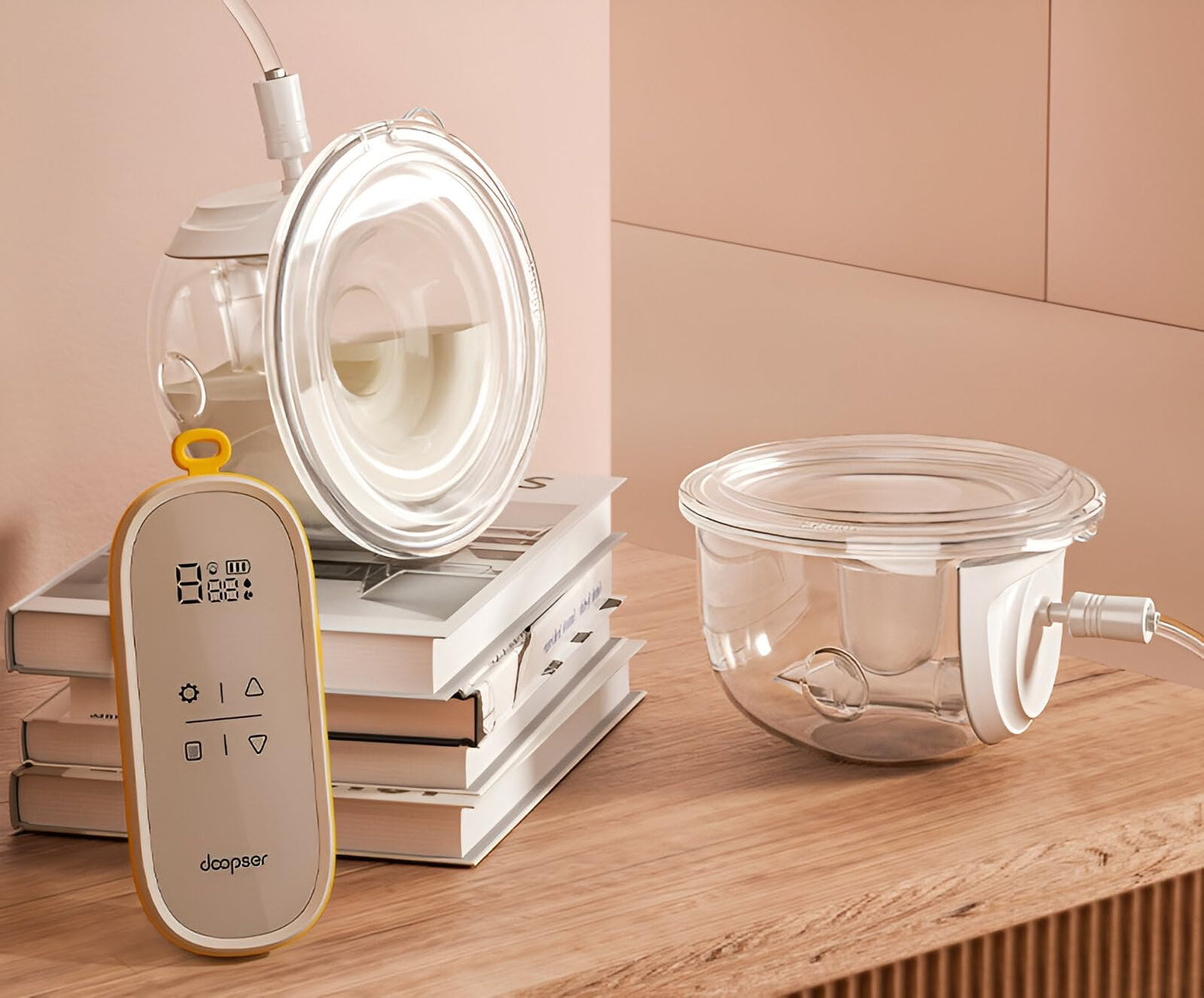 Extractor de Leche Eléctrico Doble Doopser DPS-8009 – Manos Libres y Portátil