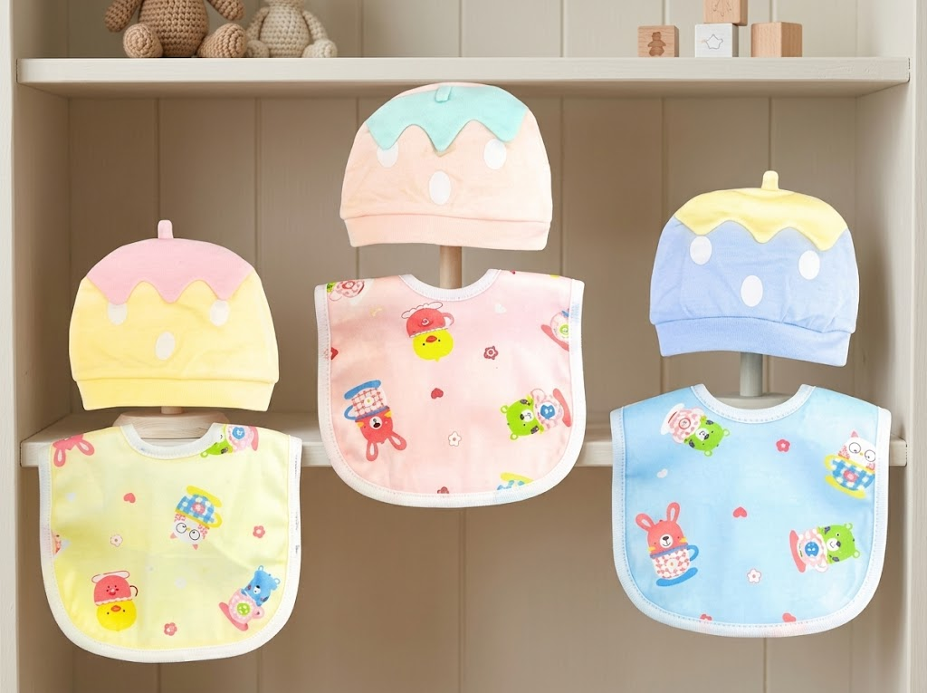 Set de babero mas gorro