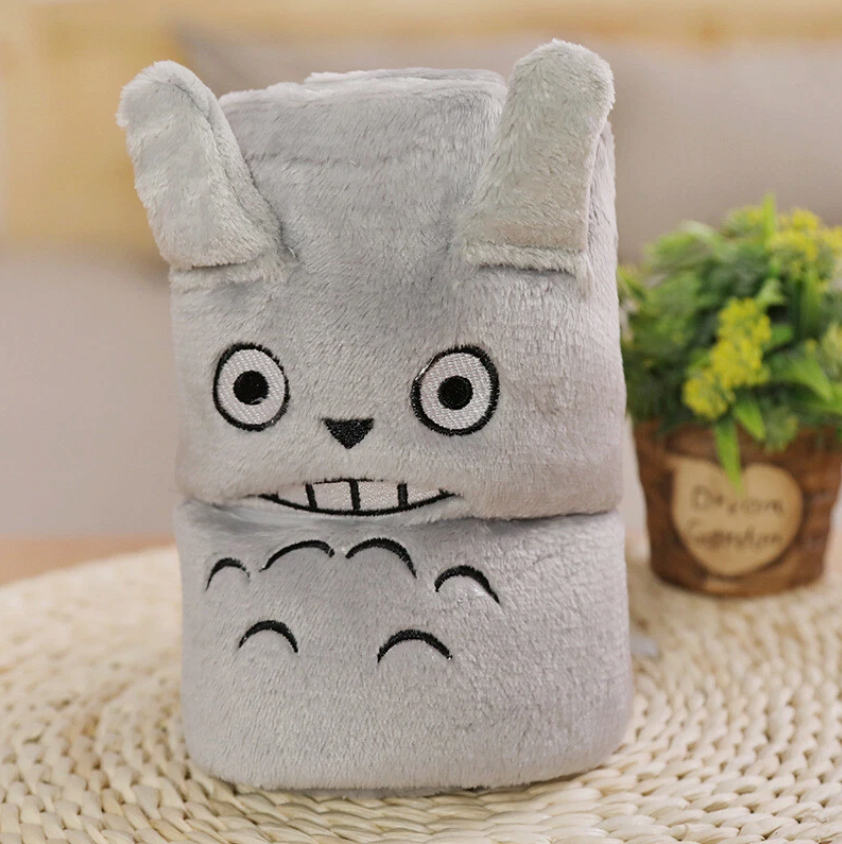 COBIJA CON CARITA DE ANIMALES