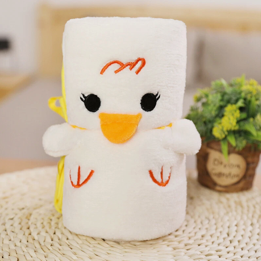 COBIJA CON CARITA DE ANIMALES