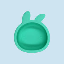 Bowl de Silicona con Chupa - Diseño Conejito