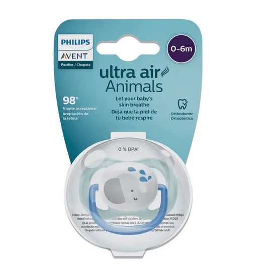 Chupa Entretenedora Avent ultra air Animals (0-6M) – Elefante