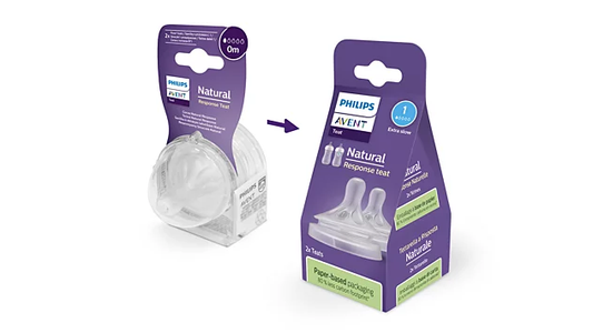 Chupa Avent Flujo 1 para Tetero Natural 3.0 - Flujo Controlado