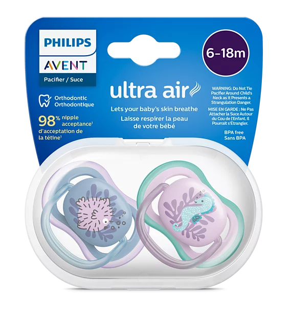 Chupa Entretenedora Avent ultra air (6-18M) – Diseños Marinos