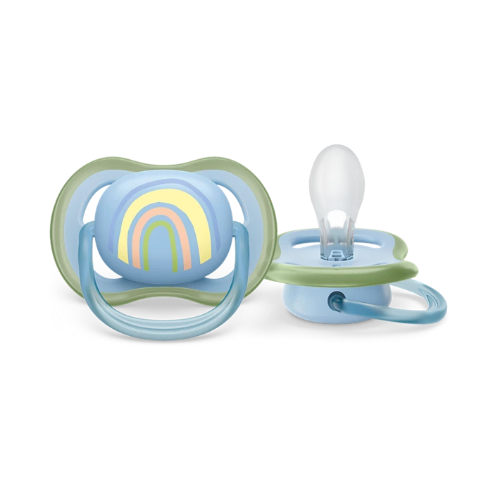 Chupa Entretenedora Avent ultra soft (0-6M) – Arcoíris