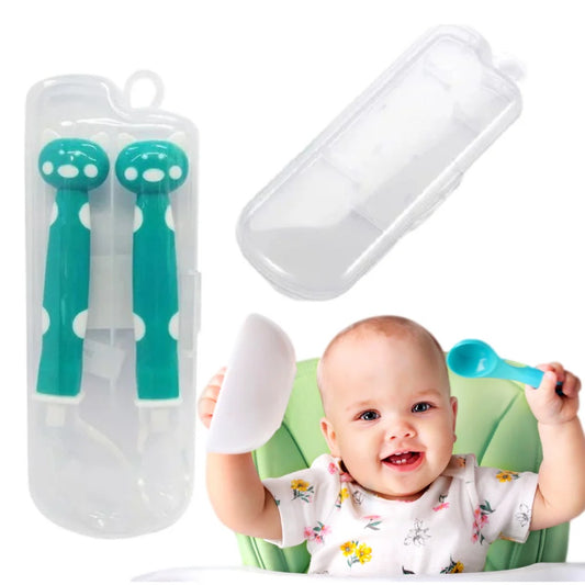 Set de Cucharas de Silicona con Estuche