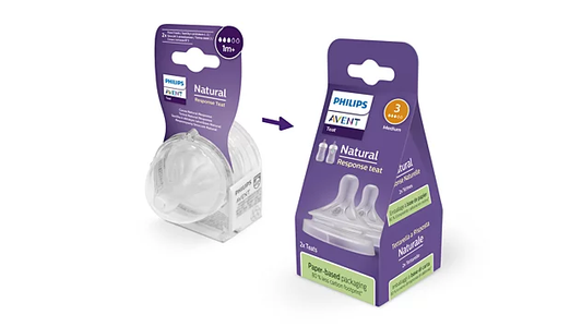 Chupa Avent Flujo 3 para Tetero Natural 3.0 - Flujo Medio