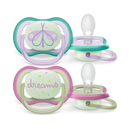 Chupa Entretenedora Avent ultra air Nighttime (0-6M) - Mariposa
