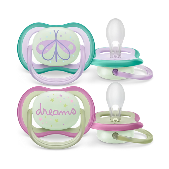 Chupa Entretenedora Avent ultra air Nighttime (6-18M) - Estrella