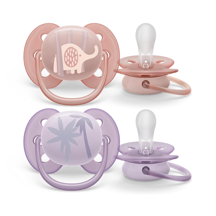 Chupa Entretenedora Avent ultra soft (0-6M) – Elefante y Palmera