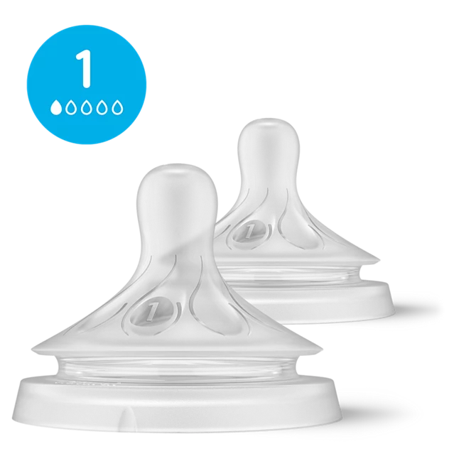 Chupa Avent Flujo 1 para Tetero Natural 3.0 - Flujo Controlado