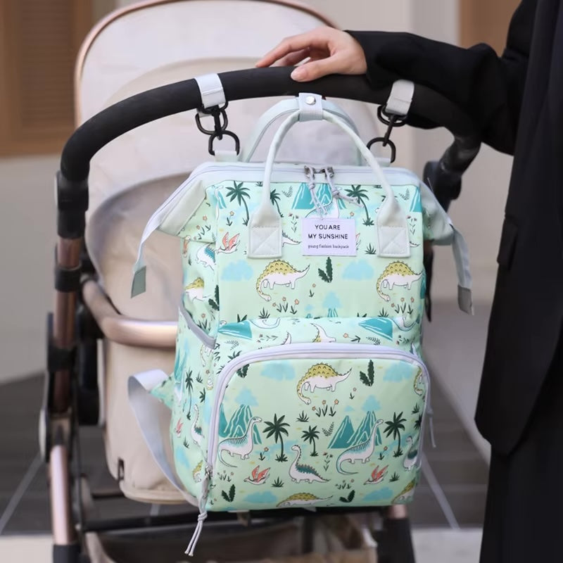 Pañalera Mochila de Dinosaurio