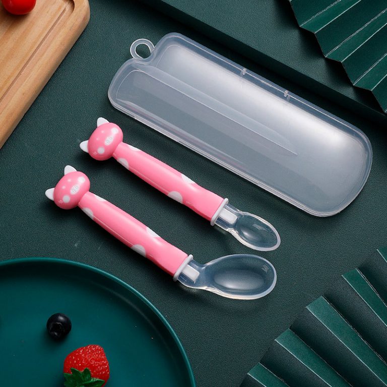 Set de Cucharas de Silicona con Estuche
