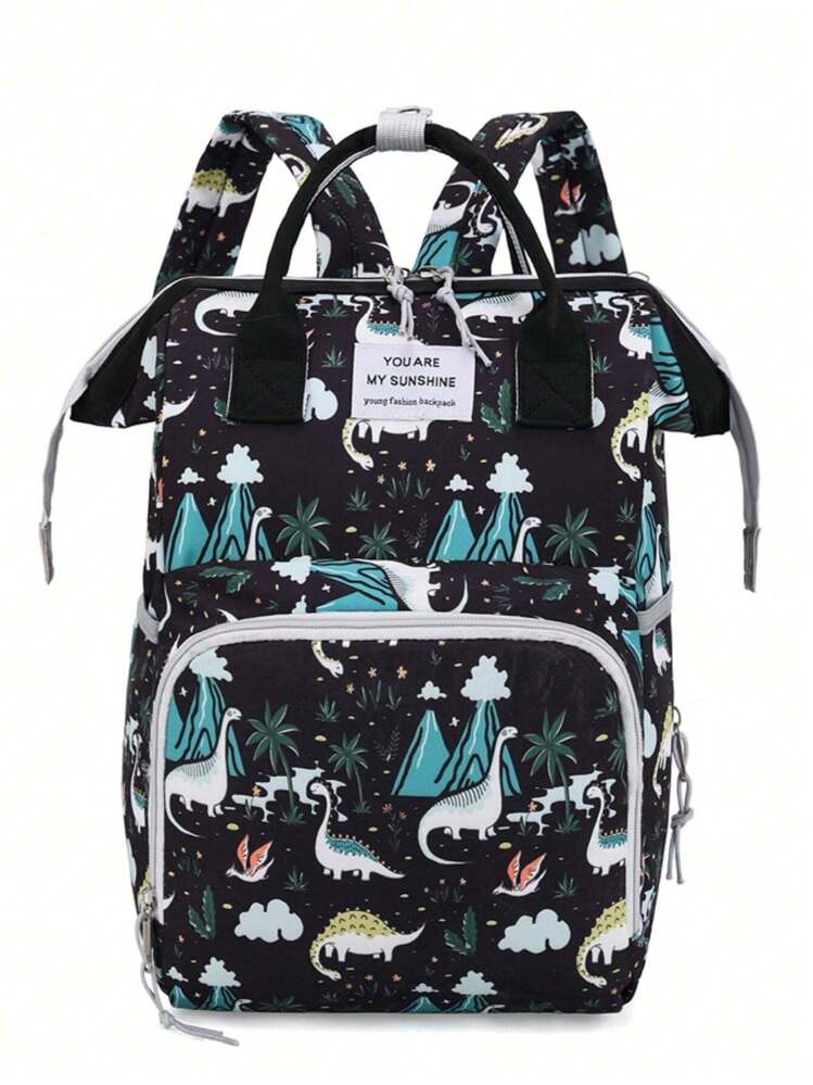 Pañalera Mochila de Dinosaurio