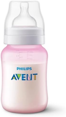 Tetero Avent Anticólico 9 oz (1m+) – Rosado