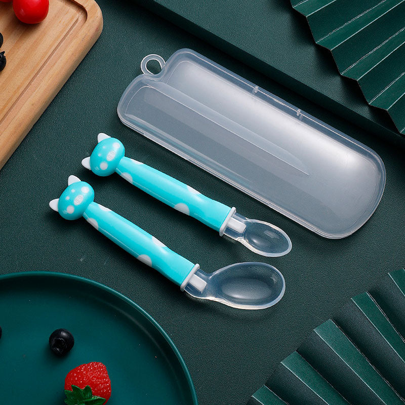 Set de Cucharas de Silicona con Estuche