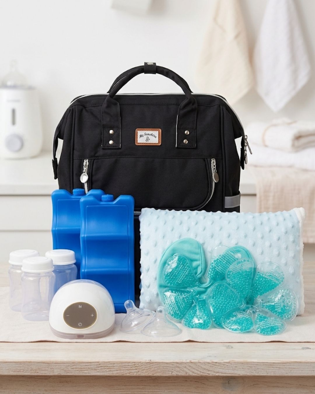 KIT DE LACTANCIA CON PAÑALERA