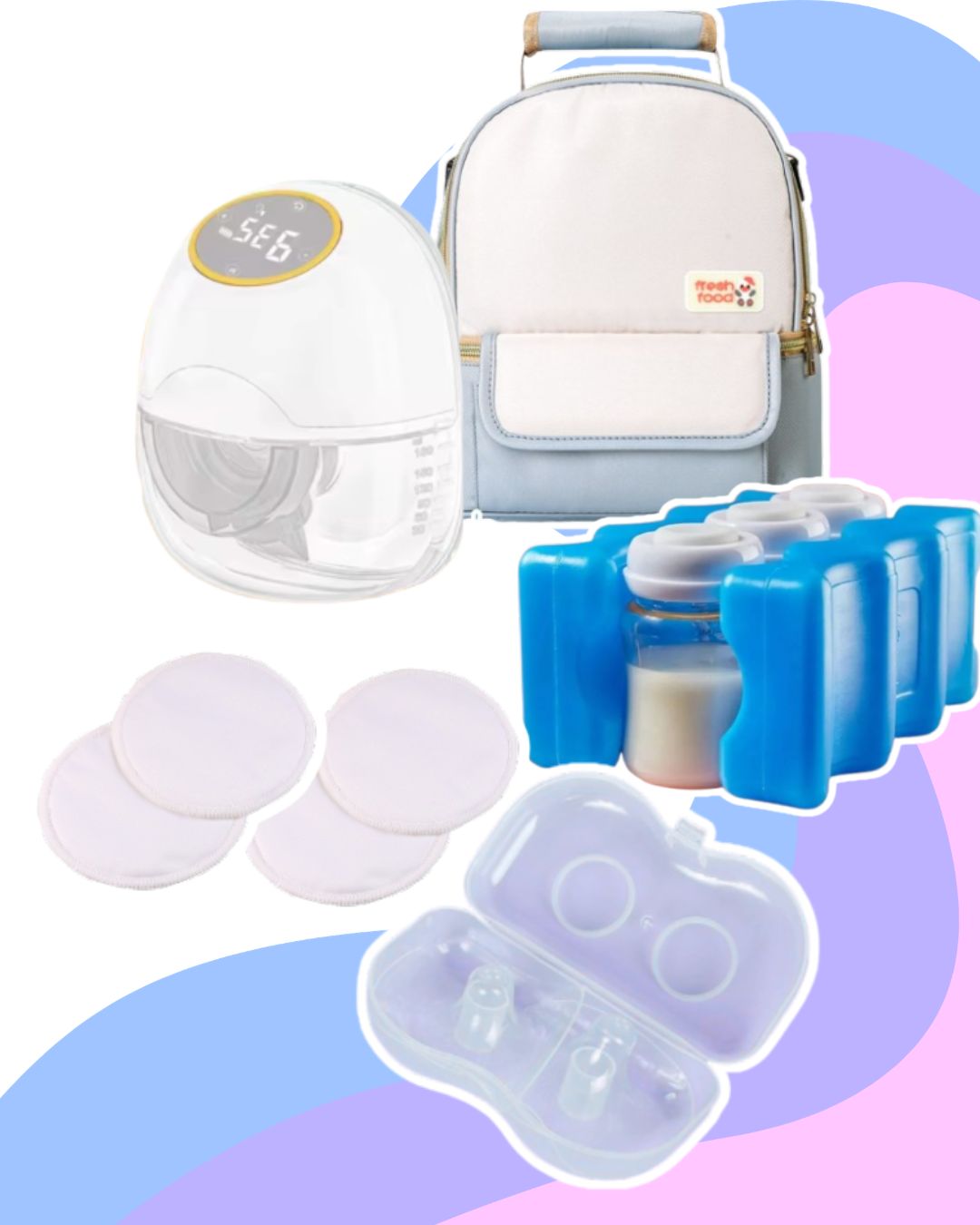 KIT DE LACTANCIA  CON EXTRACTOR PORTATIL - F1