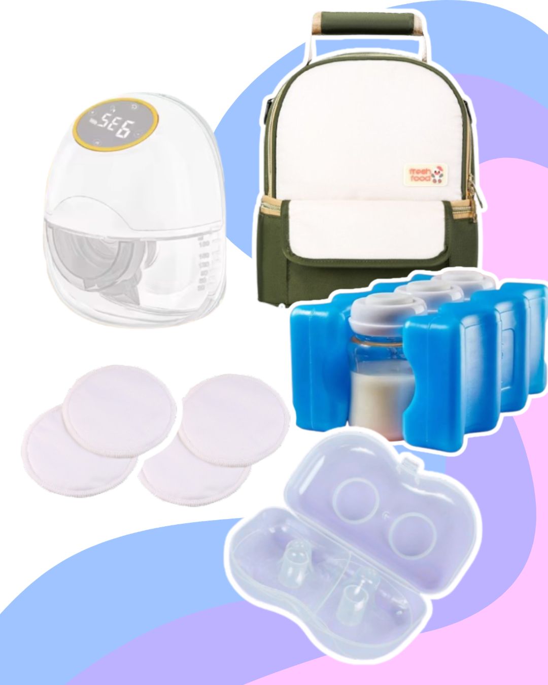 KIT DE LACTANCIA  CON EXTRACTOR PORTATIL - F1