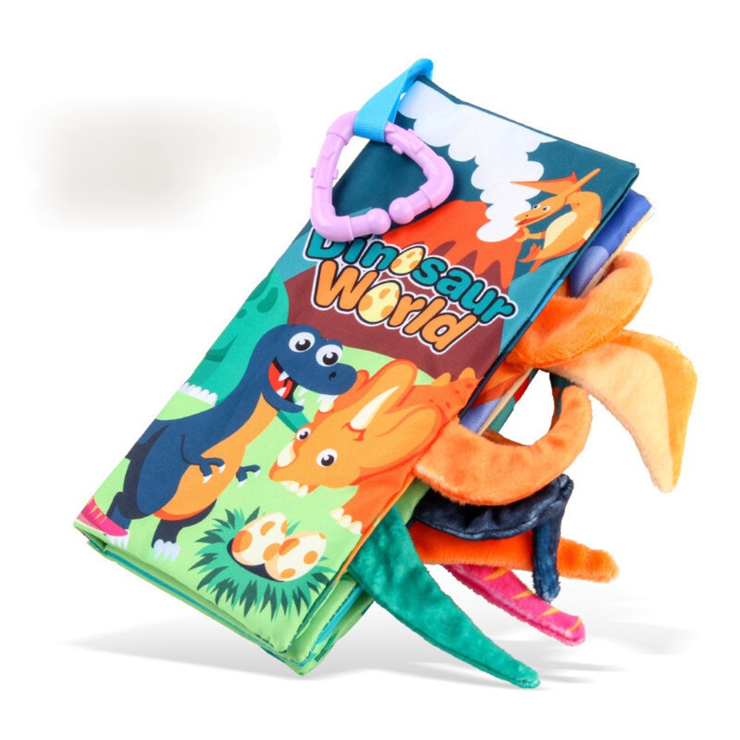 Libro didáctico -Rasca encías - Móvil con Texturas