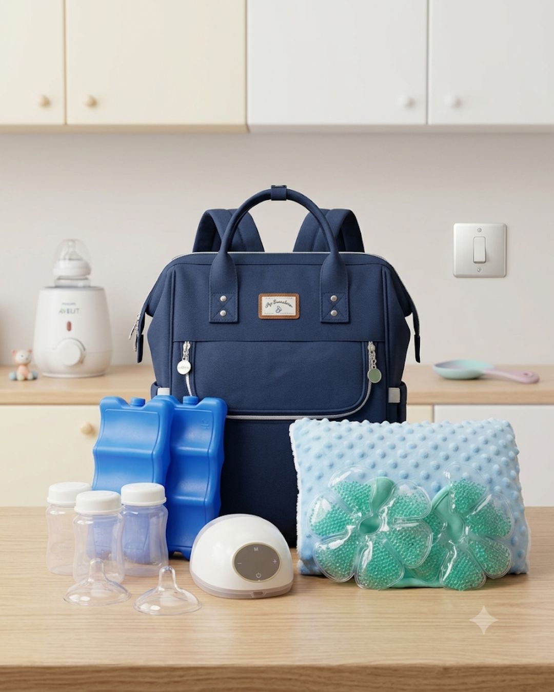 KIT DE LACTANCIA CON PAÑALERA