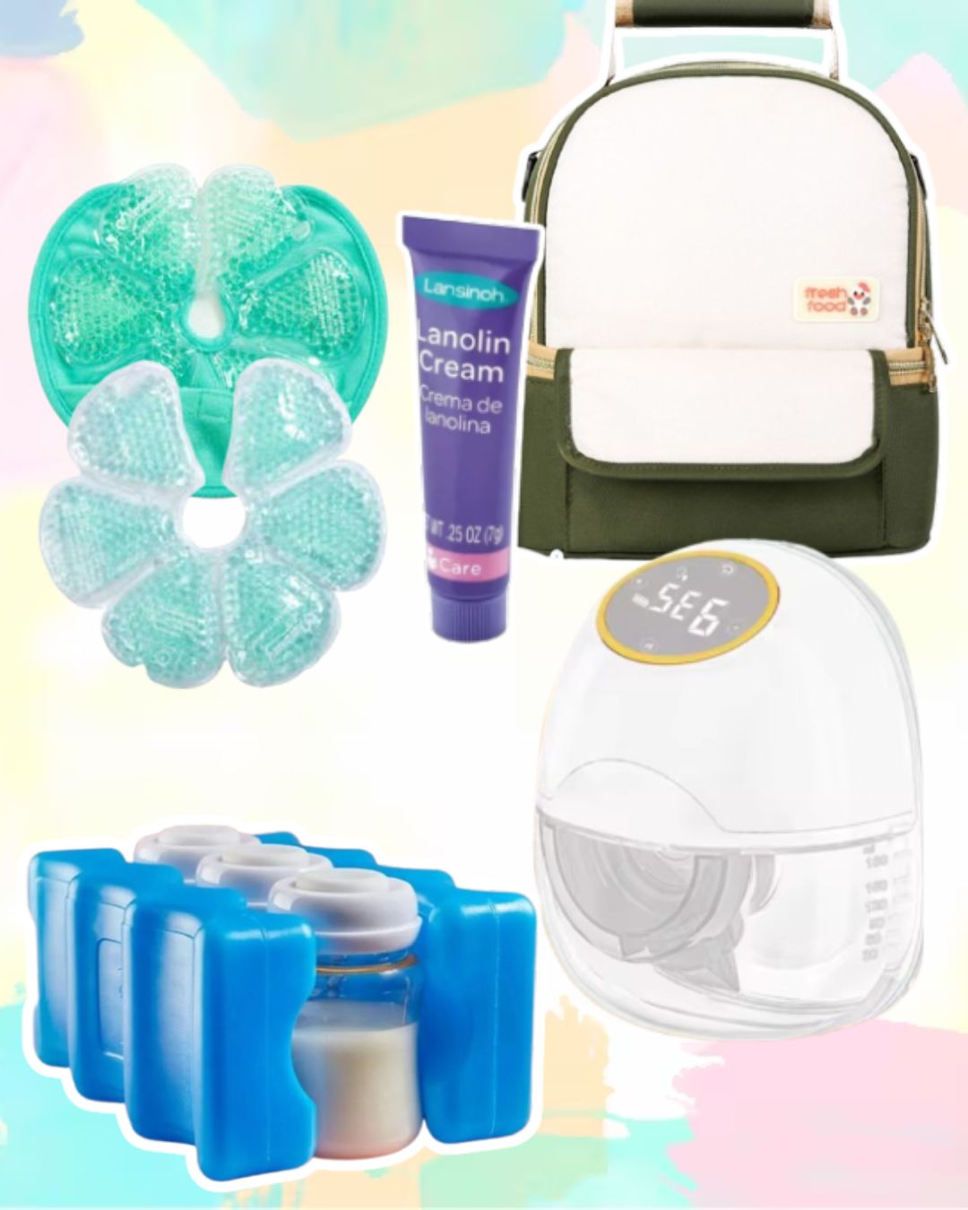 KIT DE LACTANCIA  CON EXTRACTOR PORTATIL - LANOLINA