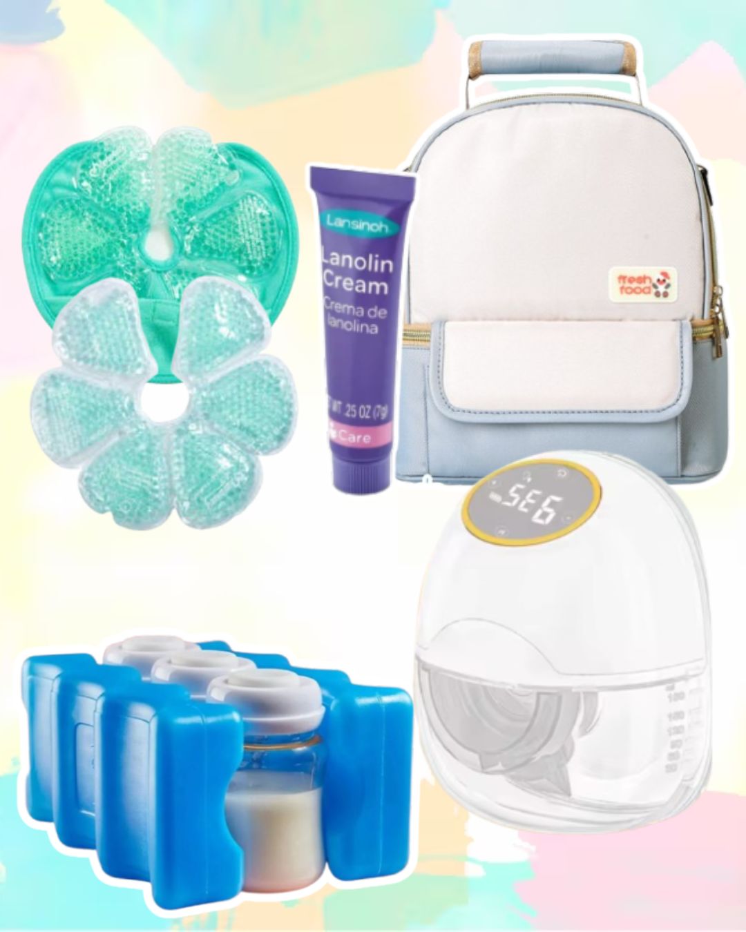 KIT DE LACTANCIA  CON EXTRACTOR PORTATIL - LANOLINA