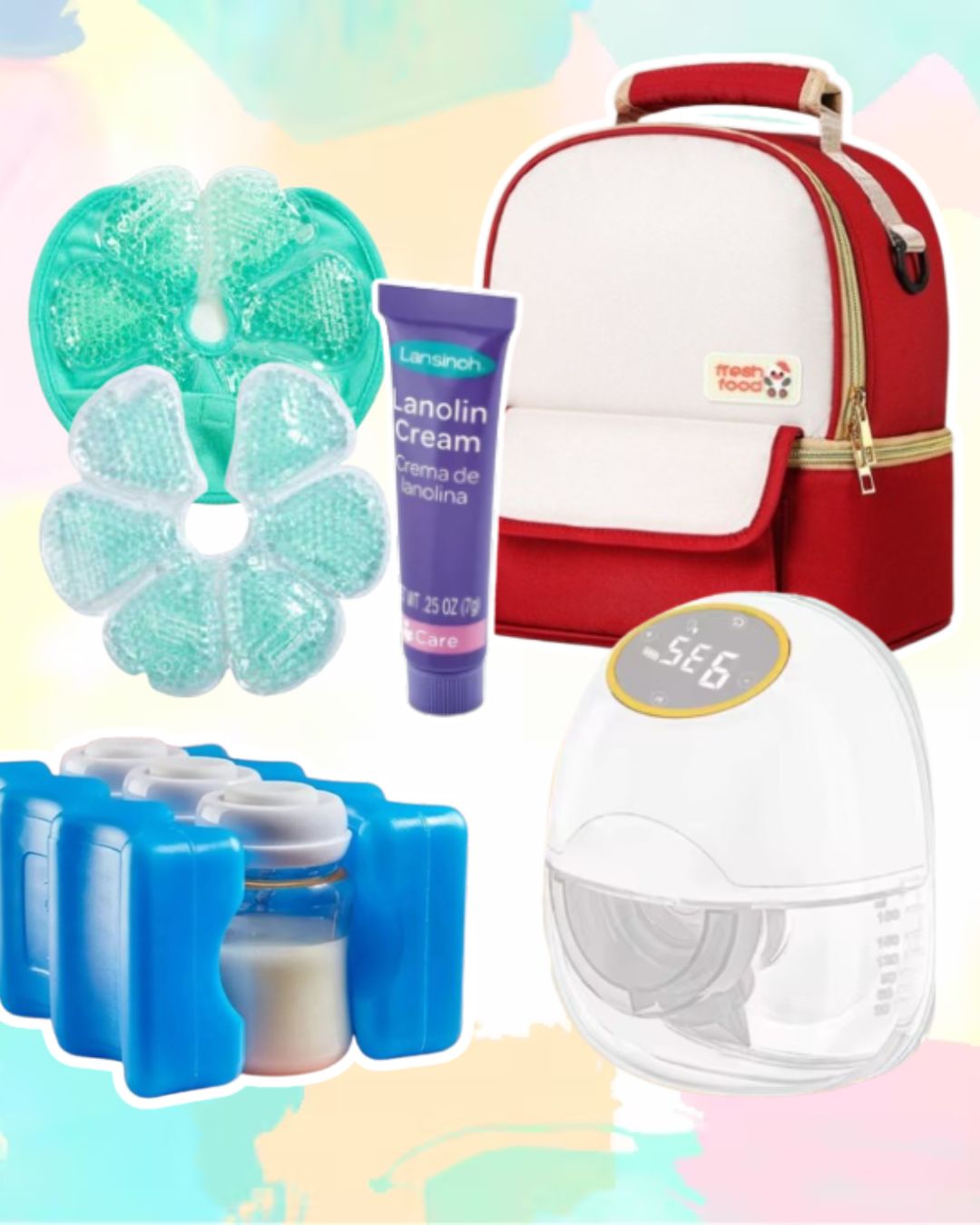 KIT DE LACTANCIA  CON EXTRACTOR PORTATIL - LANOLINA