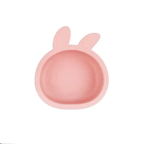 Bowl de Silicona con Chupa - Diseño Conejito