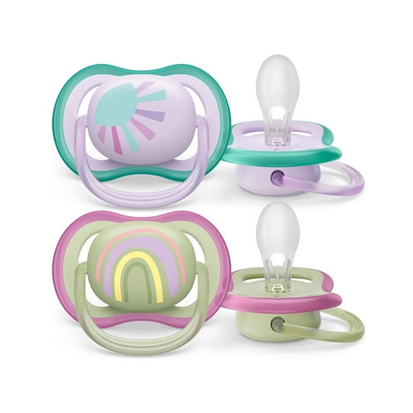 Set de 2 Entretenedores Avent Ultra Air (0-6M) – Sol y Arcoíris