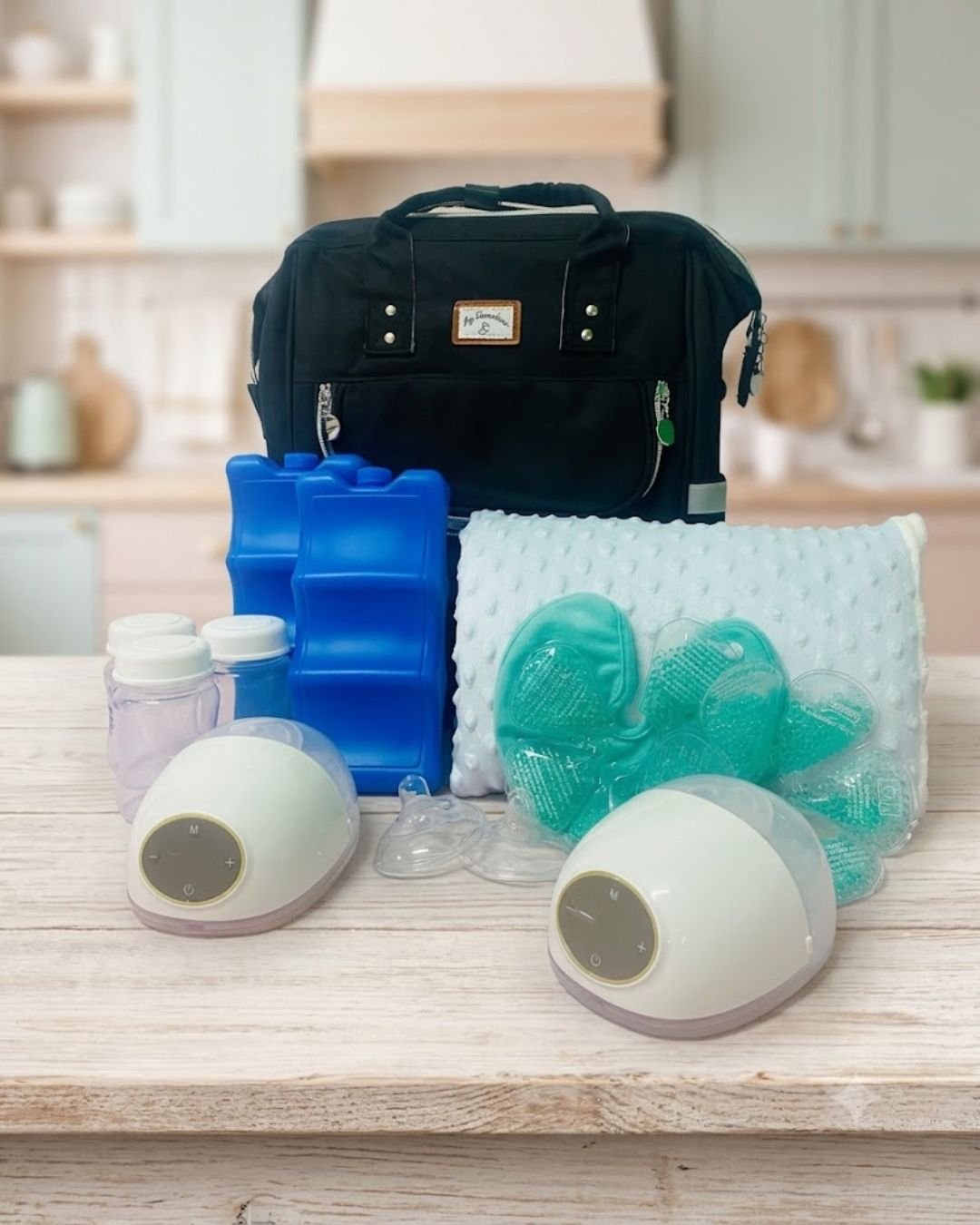 KIT DE LACTANCIA CON PAÑALERA Y EXTRACTOR DOBLE