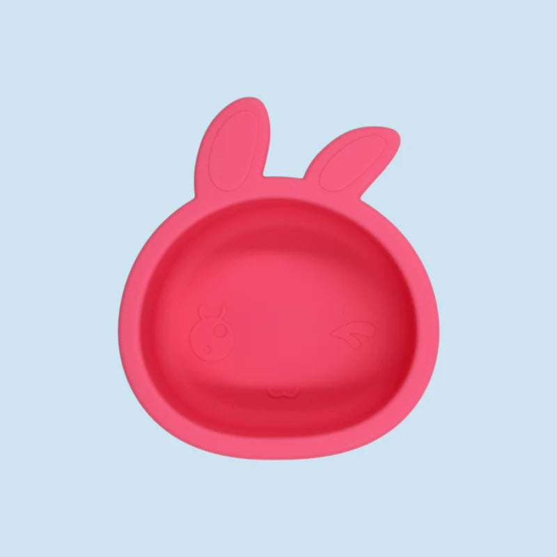 Bowl de Silicona con Chupa - Diseño Conejito