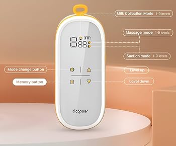 Extractor de Leche Eléctrico Doble Doopser DPS-8009 – Manos Libres y Portátil