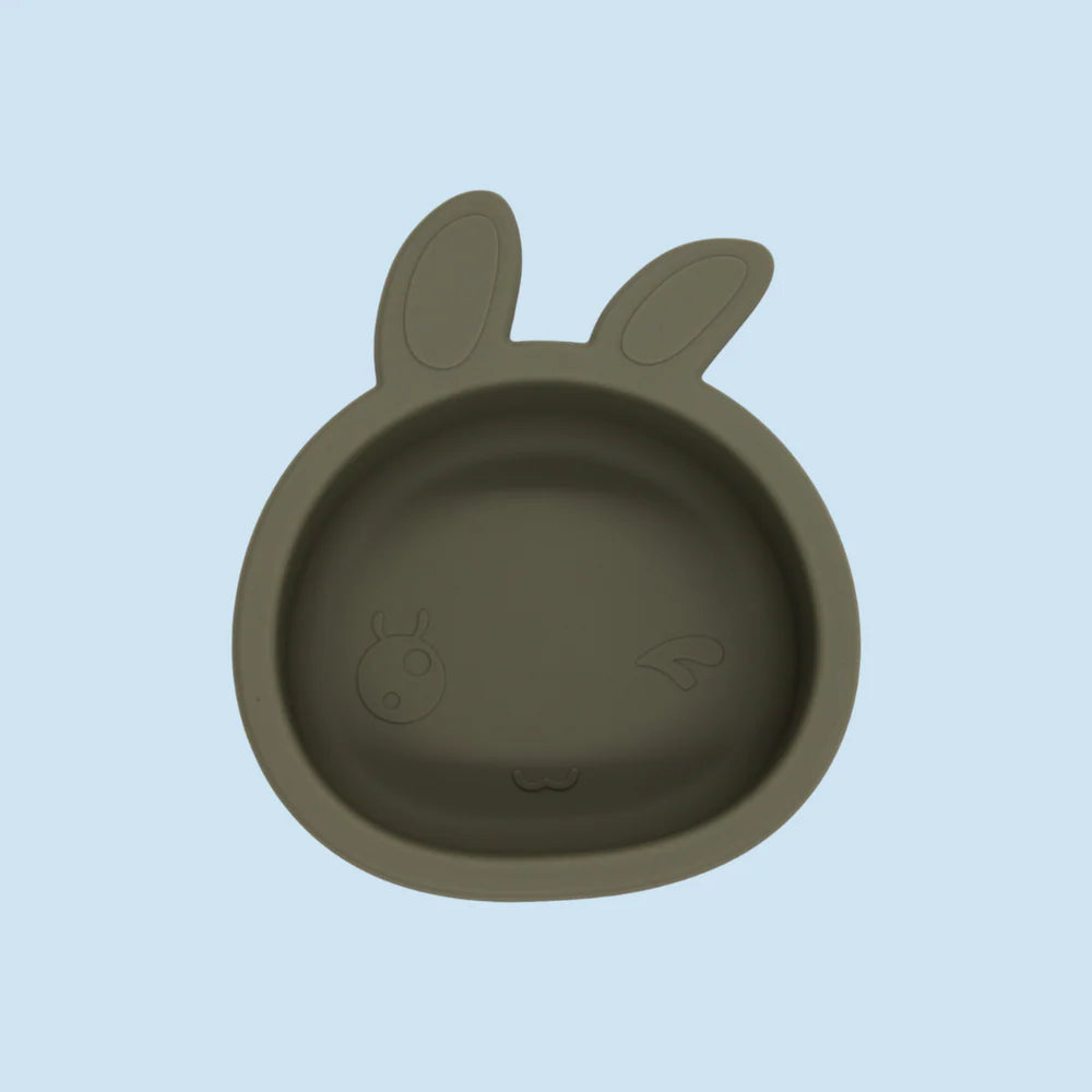 Bowl de Silicona con Chupa - Diseño Conejito