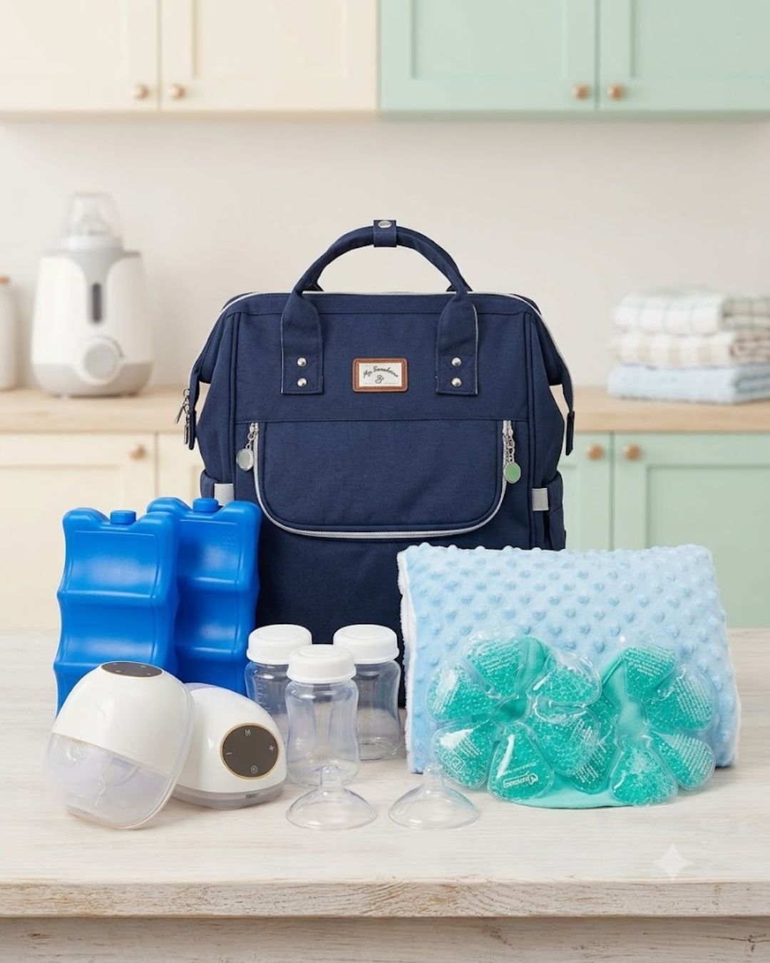 KIT DE LACTANCIA CON PAÑALERA Y EXTRACTOR DOBLE