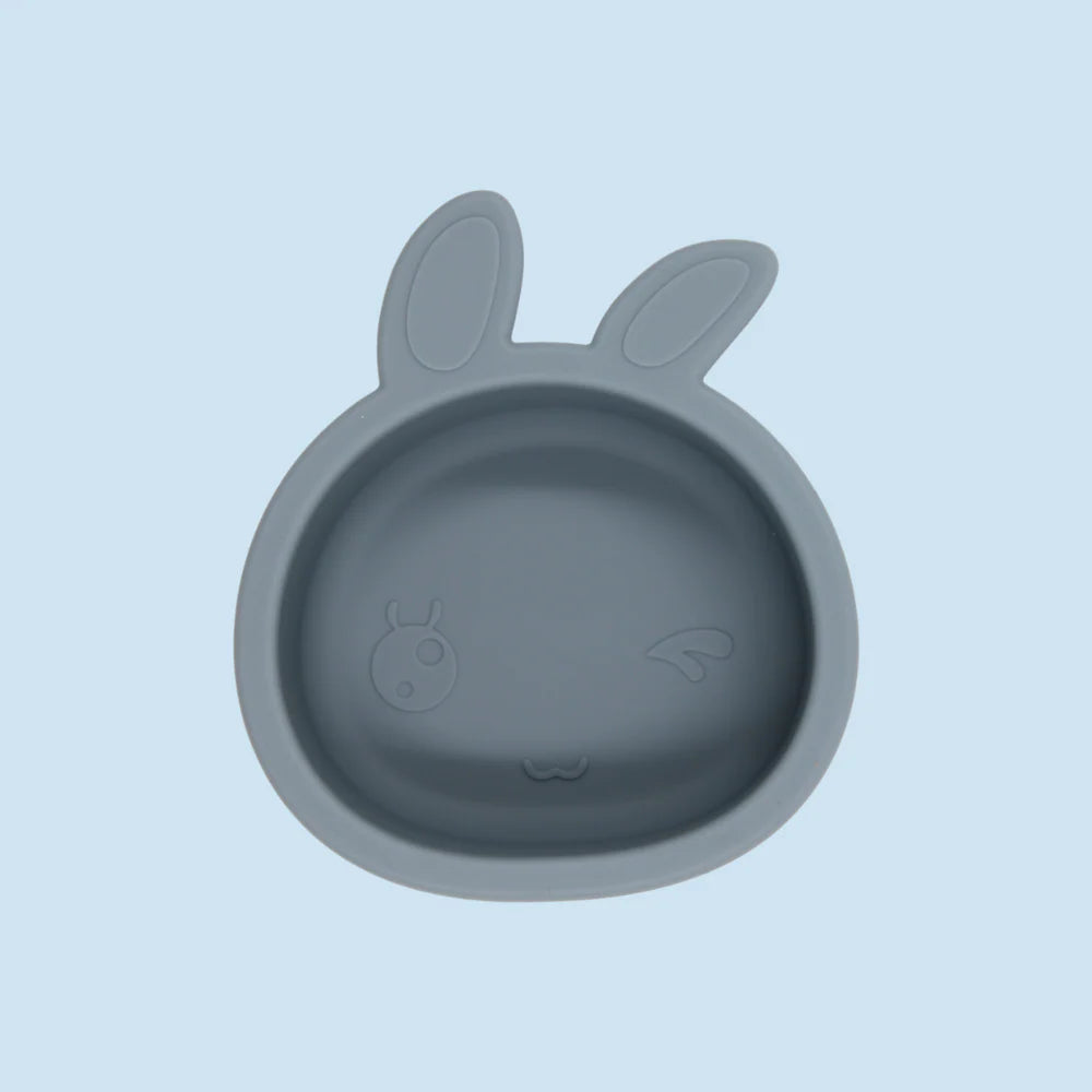 Bowl de Silicona con Chupa - Diseño Conejito