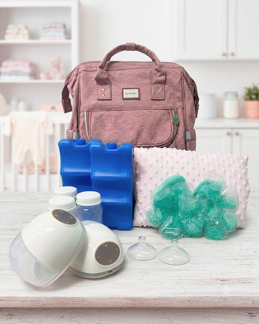 KIT DE LACTANCIA CON PAÑALERA Y EXTRACTOR DOBLE