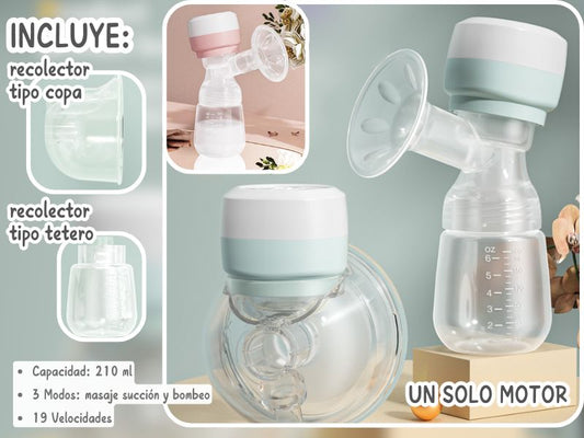 Extractor de Leche Eléctrico Portátil y Manos Libres 2 en 1 - BG245
