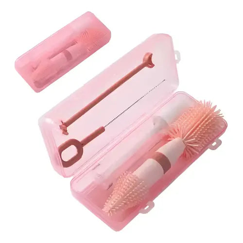 Set de Limpieza de Teteros Portátil 6 en 1