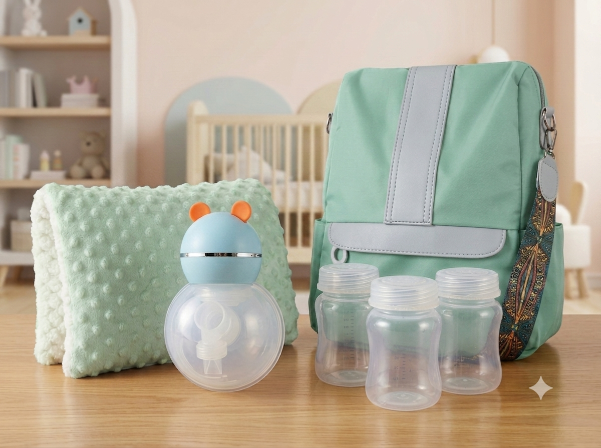 KIT DE LACTANCIA CON EXTRACTOR OREJITAS