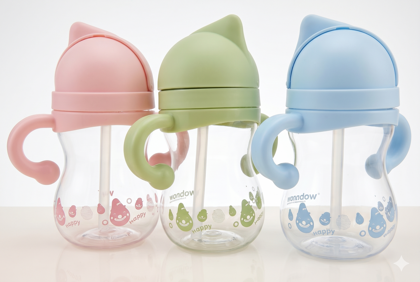 Vaso Entrenador Antiderrame con Pitillo