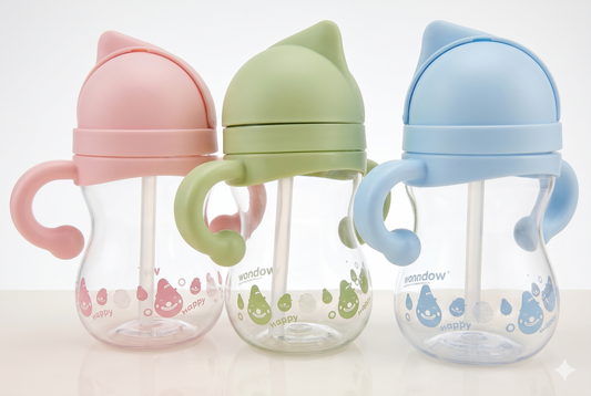 Vaso Entrenador Antiderrame con Pitillo