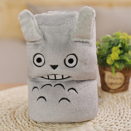 COBIJA CON CARITA DE ANIMALES