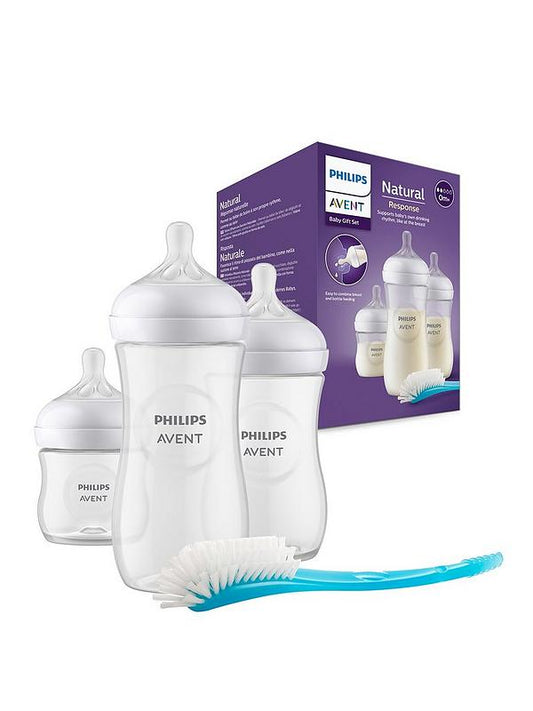 Set de Teteros Avent Natural Response (3 Teteros + Accesorios)