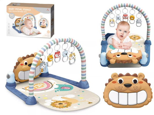 Alfombra interactiva Lion Maxi Baby con sonido y luz para actividades