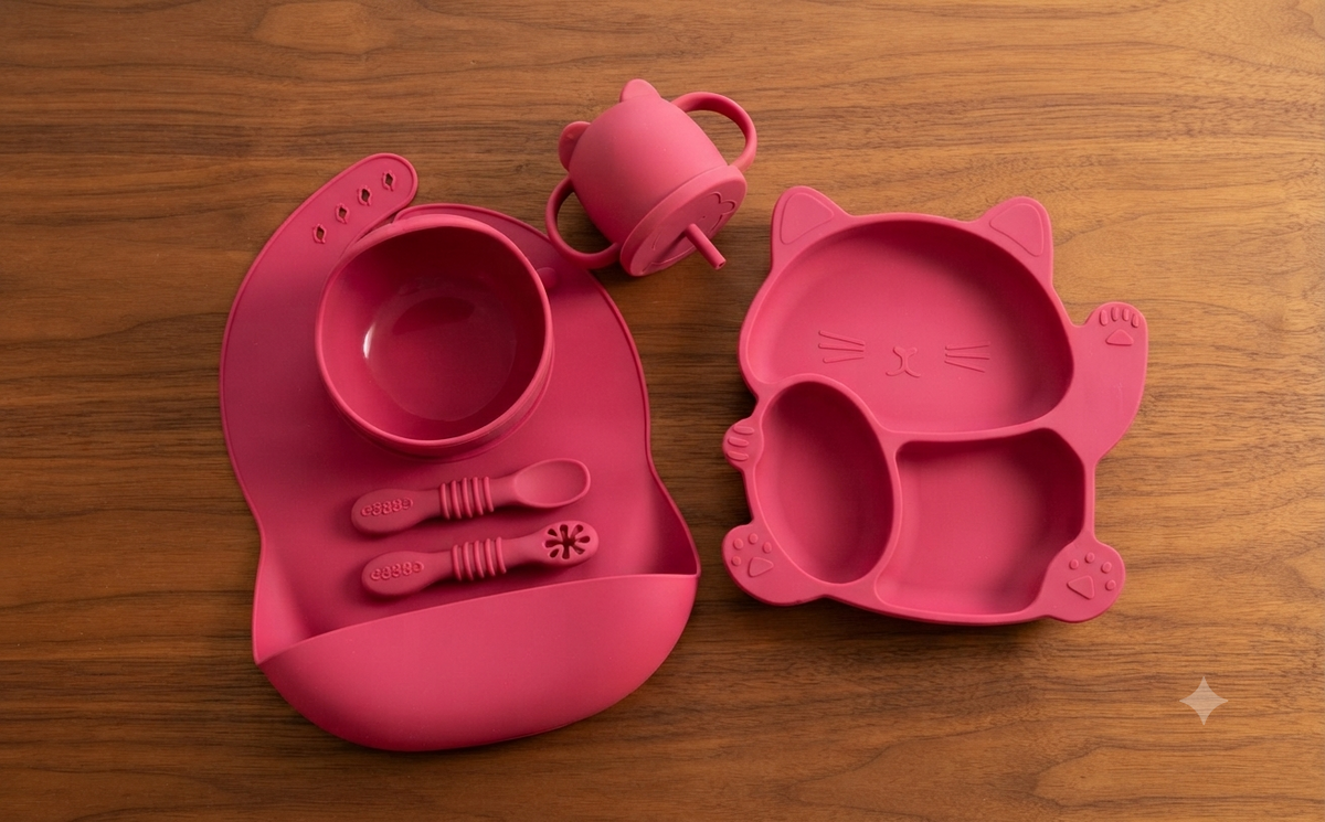 Vajilla en Silicona Gatito 6 Pcs - SCA-T-65